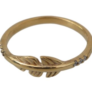 Nialaya - Glamorous Gold Plated Crystal Ring