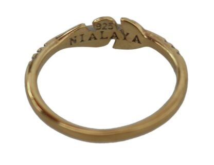 Nialaya - Elegant Gold CZ Crystal Women's Ring