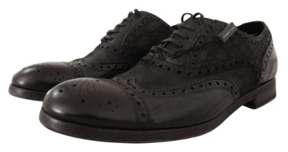 Dolce & Gabbana - Exotic Leather Brogue Derby Dress Shoes