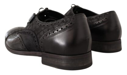 Dolce & Gabbana - Exotic Leather Brogue Derby Dress Shoes