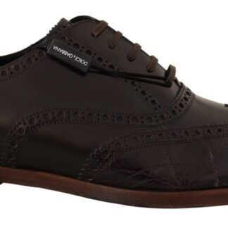 Dolce & Gabbana - Exotic Leather Brogue Derby Dress Shoes