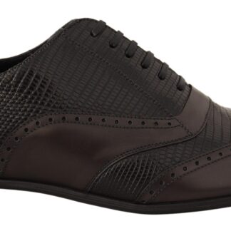 Dolce & Gabbana - Elegant Suede Derby Shoes with Silver Studs