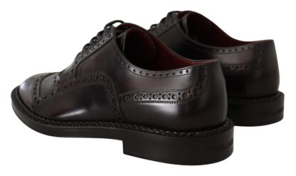 Dolce & Gabbana - Elegant Grape Purple Derby Shoes