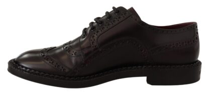 Dolce & Gabbana - Elegant Grape Purple Derby Shoes