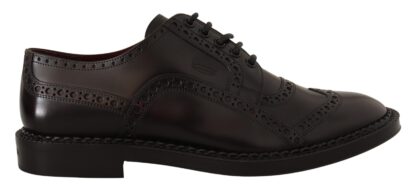 Dolce & Gabbana - Elegant Grape Purple Derby Shoes