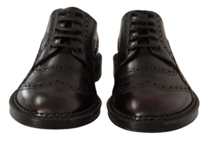 Dolce & Gabbana - Elegant Grape Purple Derby Shoes