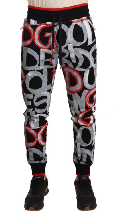 Dolce & Gabbana - Sleek Multicolor Detail Joggers for Men