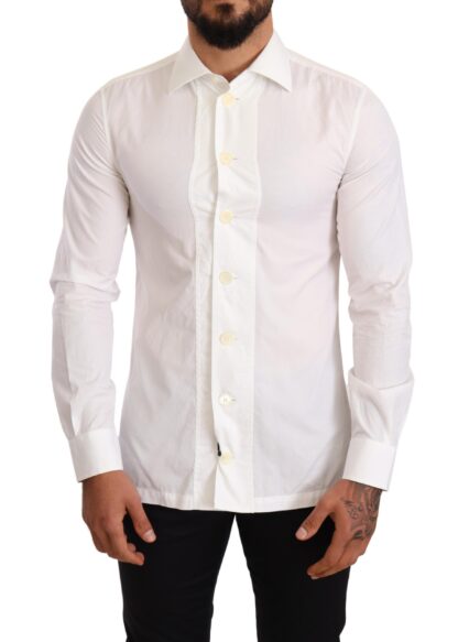 Dolce & Gabbana - Elegant White Slim Fit Dress Shirt