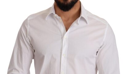 Dolce & Gabbana - Elegant Slim Fit White Dress Shirt