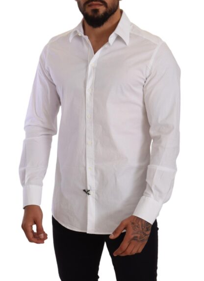 Dolce & Gabbana - Elegant Slim Fit White Dress Shirt