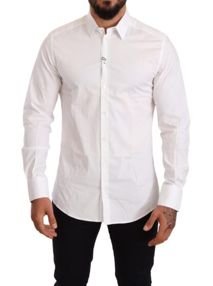 Dolce & Gabbana - Elegant White Slim Fit Dress Shirt