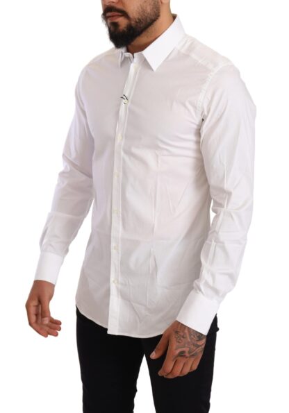 Dolce & Gabbana - Elegant White Slim Fit Dress Shirt