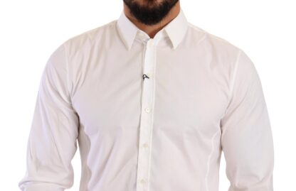 Dolce & Gabbana - Elegant White Slim Fit Dress Shirt