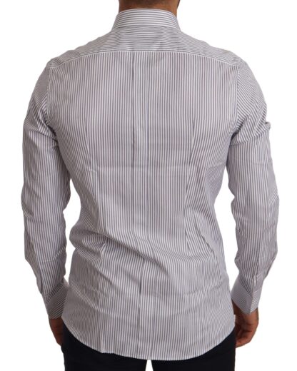 Dolce & Gabbana - Elegant Slim Fit Striped Cotton Shirt