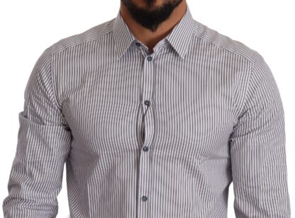 Dolce & Gabbana - Elegant Slim Fit Striped Cotton Shirt