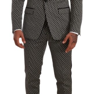 Domenico Tagliente - Elegant Black Slim Fit Two-Piece Suit