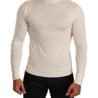 Dolce & Gabbana - Elegant Turtleneck Wool Sweater in Brown