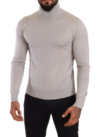 Dolce & Gabbana - Elegant Cashmere-Silk Blend Turtleneck