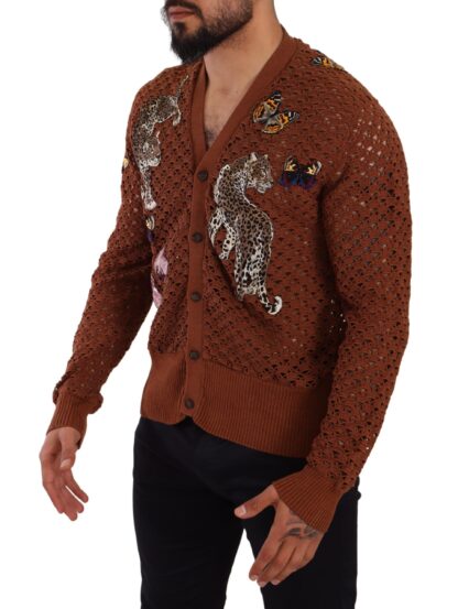 Dolce & Gabbana - Refined Elegance Multicolor Embroidered Cardigan