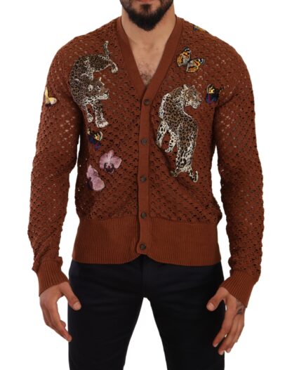 Dolce & Gabbana - Refined Elegance Multicolor Embroidered Cardigan