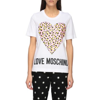 Love Moschino - White Cotton Women T-Shirt