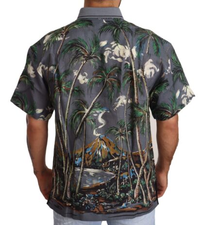 Dolce & Gabbana - Tropical Elegance Linen Silk Men's Shirt