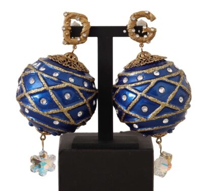 Dolce & Gabbana - Dazzling Festive Crystal Clip-On Earrings