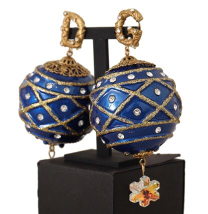 Dolce & Gabbana - Dazzling Festive Crystal Clip-On Earrings