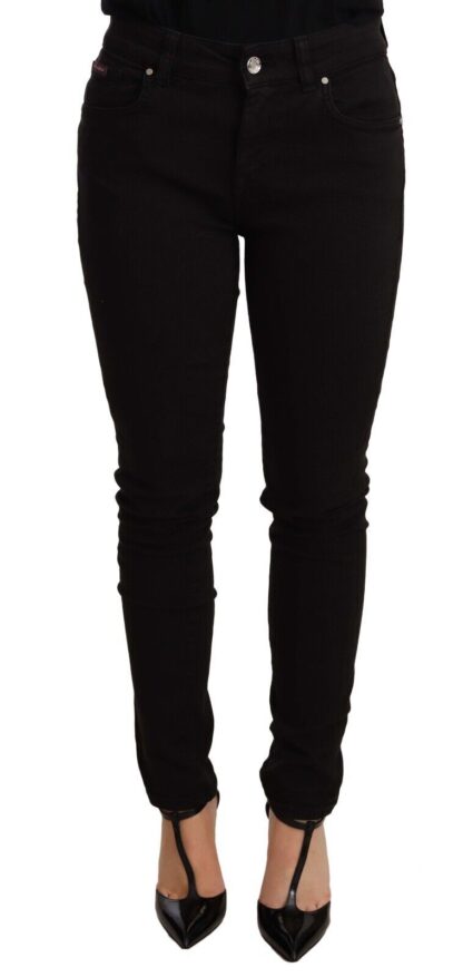 Dolce & Gabbana - Sleek Mid-Waist Black Skinny Jeans