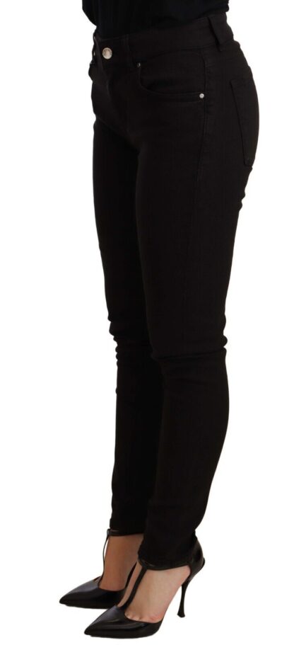 Dolce & Gabbana - Sleek Mid-Waist Black Skinny Jeans