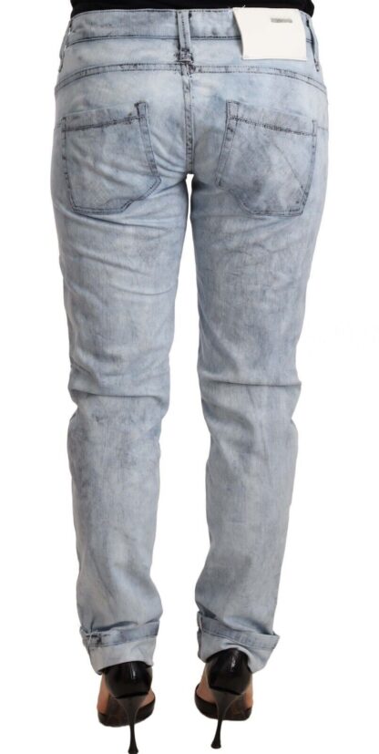 Acht - Chic Light Blue Push Up Denim Jeans