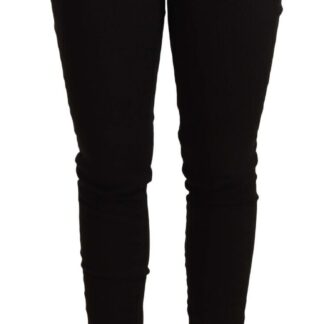 Dolce & Gabbana - Elegant High-Waist Black Trousers