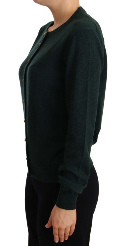 Dolce & Gabbana - Elegant Cashmere Green Cardigan