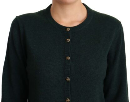 Dolce & Gabbana - Elegant Cashmere Green Cardigan