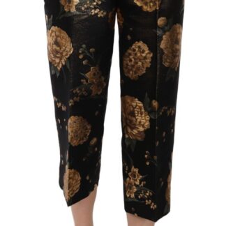 Dolce & Gabbana - Elegant Cocktail Printed Silk Lounge Pants