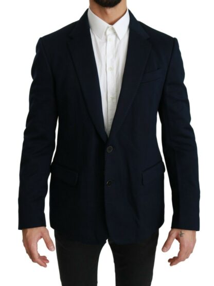 Dolce & Gabbana - Elegant Slim Fit Dark Blue Men's Blazer