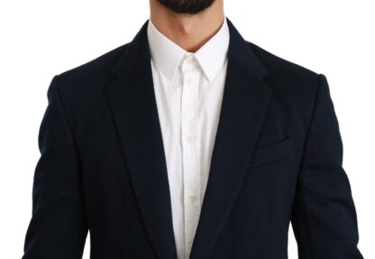 Dolce & Gabbana - Elegant Slim Fit Dark Blue Men's Blazer