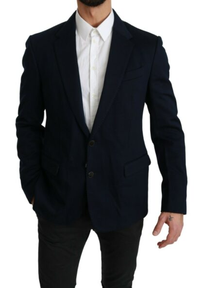 Dolce & Gabbana - Elegant Slim Fit Dark Blue Men's Blazer