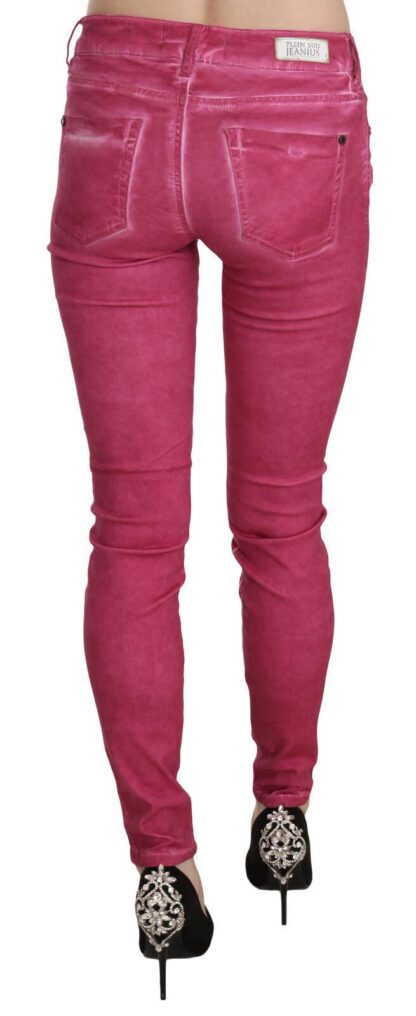 Dolce & Gabbana - Chic Pink Mid Waist Skinny Pants