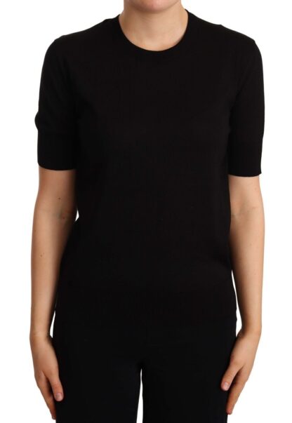 Dolce & Gabbana - Elegant Silk Round Neck Tee