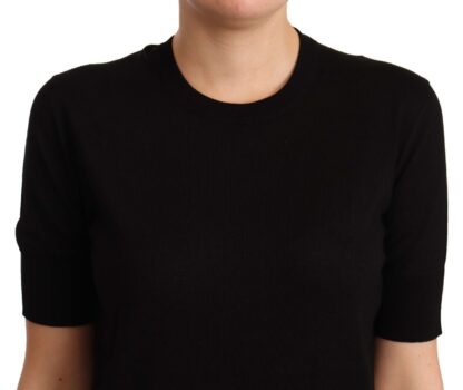 Dolce & Gabbana - Elegant Silk Round Neck Tee