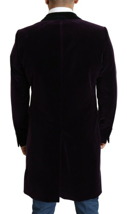 Dolce & Gabbana - Elegant Velvet Double-Breasted Coat