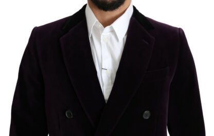 Dolce & Gabbana - Elegant Velvet Double-Breasted Coat