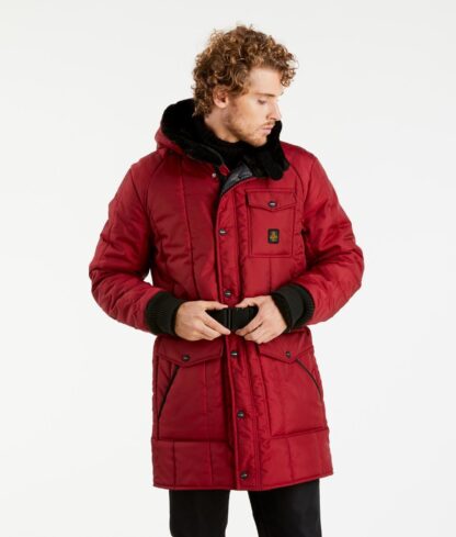 Refrigiwear - Red Polyamide Men Parka