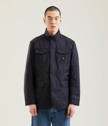 Refrigiwear - Elegant Versatile Four-Pocket Jacket in Blue