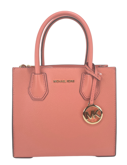 Michael Kors - Mercer Medium Sherbet Pebble Leather Messenger Crossbody Bag Purse