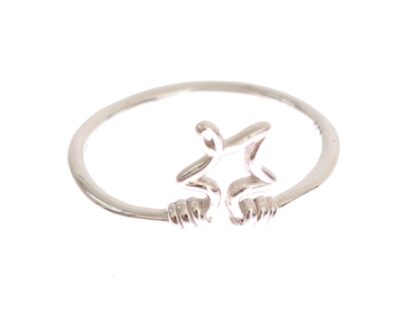 Nialaya - Chic Silver Statement Ring