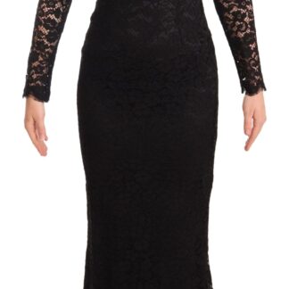 Dolce & Gabbana - Crystal Embellished Black Ball Gown Dress