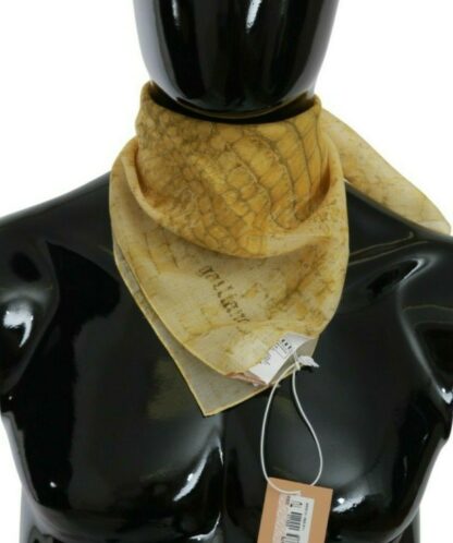 John Galliano - Elegant Cotton Scarf with Sophisticated Patterns