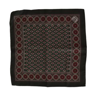 Dolce & Gabbana - Elegant Black Silk Pocket Square Scarf